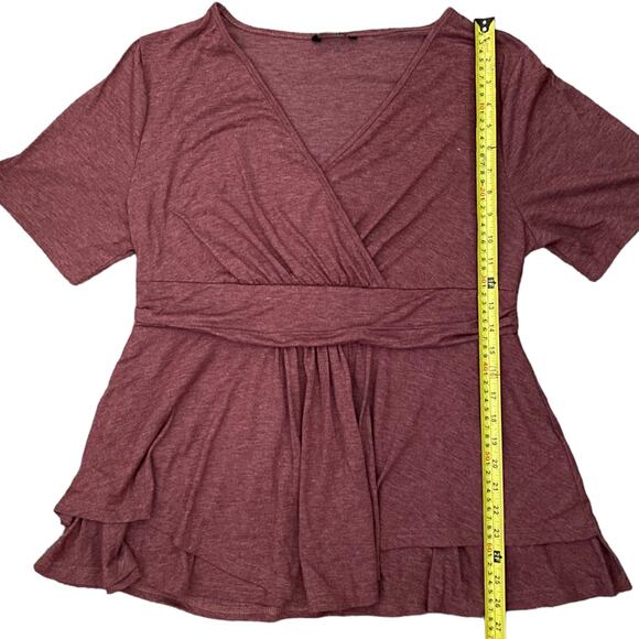 Bloomchic Dusty Rose Pink Baby Doll Shirt Size 14/16 NWOT - Picture 4 of 4